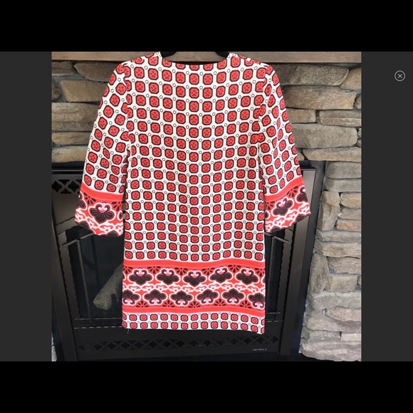 Rare Tory Burch Printed Silk Shift Dress! - Picture 3 of 4